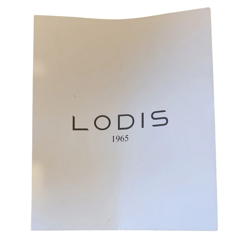 LODIS Genuine Leather Satchel Dome Crossbody Black Braided, Wallet & Dust Bag